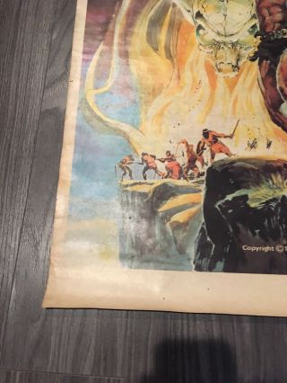 1974 Marvel The Savage Sword of CONAN The Barbarian Poster Neal Adam RARE 2