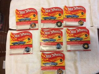 7 Hot Wheels Redline Blister Packs Bp Empty With Buttons