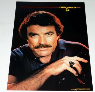 Tom Selleck Magnum P.  I.  Tv Show Poster 1981 Pro Arts 14 - 360 Hot Moustache Guy