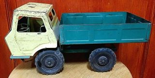 Rare Vintage Big Heavy Truck Old Russian Ussr Truck Metal Toy