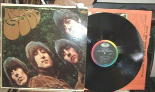 The Beatles ‎– Rubber Soul 1965 Us 1st Pressing Mono Capitol T 2442 Vg,  Vinyl