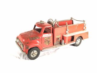 1956 Tonka Suburban Pumper Fire Truck - No Hoses
