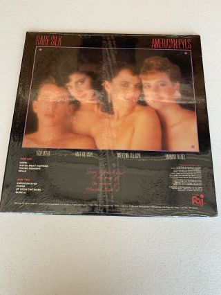 Rare Silk - American Eyes Vinyl LP - Palo Alto PA 8086 Jazz Fusion NM Rare 2