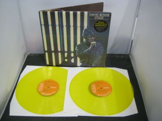Vinyl Record Album David Bowie Stages Yellow Vinyl (166) 8