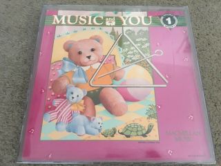 Macmillan Music - Music And You,  Grade K,  Set Of 10 Records With Carry On Case