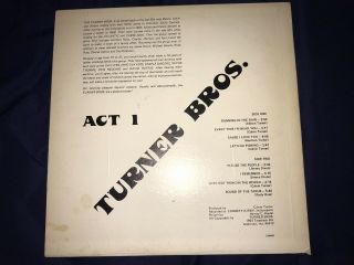 Turner Bros.  Act 1 - Signed EXTREMELY RARE Private Press Soul/Funk Holy Grail 2