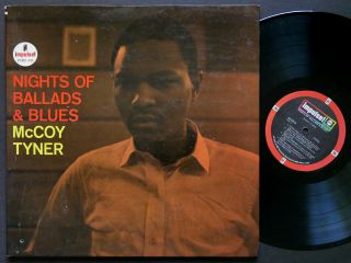 Mccoy Tyner Nights Of Ballads & Blues Lp Impulse As - 39 Us 1972 Rvg St