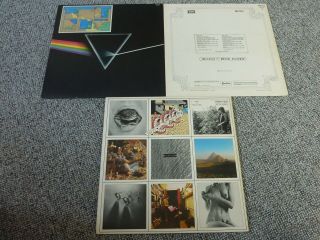 PINK FLOYD - Dark Side Of The Moon/Relics/A Pair - 3 x Classic Rok LP - VG 2