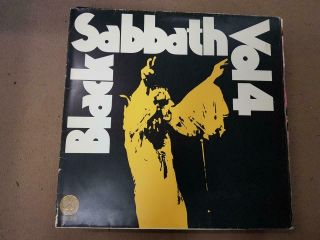 Black Sabbath Vol 4 Vertigo 6360 071 Spaceship Label Gatefold Sleeve With Poster