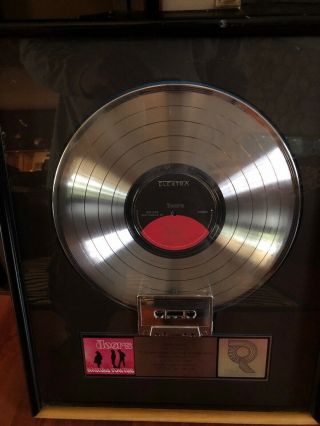 The Doors Platinum Sales Award Elektra Waiting For The Sun Jim Morrison RIAA 11