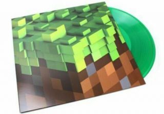 C418 Minecraft Volume Alpha GREEN VINYL LP Record &MP3 video game soundtrack 2