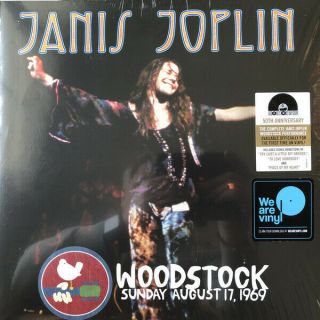 Janis Joplin - Live At Woodstock Sunday August 17 1969 Lp Rsd Record Store 2019
