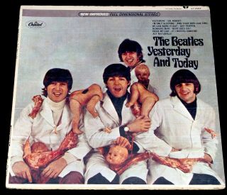 Beatles Stereo Butcher Cover Peeled Gorgeous W/removed Trunk Slick,  Record & More