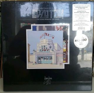 Led Zeppelin - The Song Remains The Same Swan Song 4×lp Hype Sticker