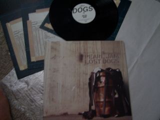 Pearl Jam Lost Dogs Lp Record E3 85738 Epic 2003