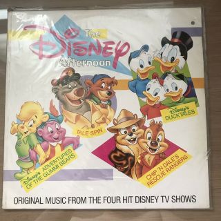 The Disney Afternoon Korea Vinyl Lp 1994 Mega Rare And Seoul Records