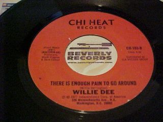rare Northern Soul Willie Dee Chi Heat 103 
