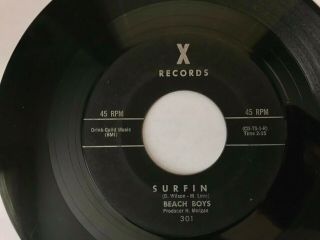 The Beach Boys - Surfin / Luau - X 301 - Rare 2nd Press