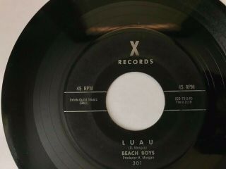 THE BEACH BOYS - SURFIN / LUAU - X 301 - RARE 2nd PRESS 2