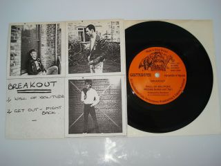 Breakout Wall Of Solitude Uk 1981 Punk Private 7 " Vinyl Single The Crime