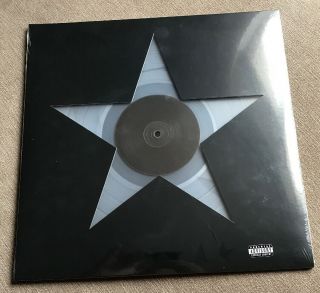 David Bowie Blackstar Clear Vinyl 1st Us Press & 3 Lithographs Litho