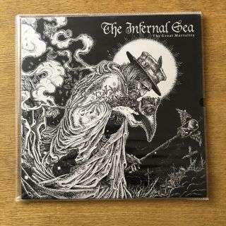 The Infernal Sea ‎– The Great Mortality Lp 2016 Clear With Black Splatter Signed
