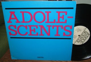 Adolescents S/t Vg,  /vg Vinyl Lp Album Frontier Hardcore Punk 1981