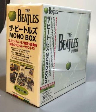 2009 The Beatles In Mono Only Initial Production Cd Box Set