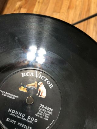 Elvis Presley HOUND DOG / Don’t Be Cruel 78rpm 20 - 6604 RCA 7