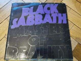 Black Sabbath Master Of Reality Vinyl 1971 First Press Rare Vertigo Lp.  6360 050