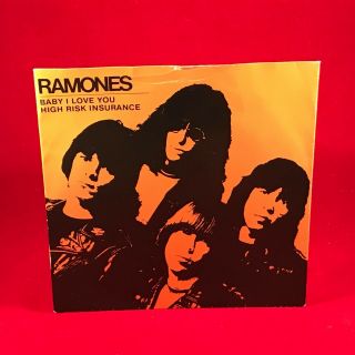 The Ramones Baby,  I Love You 1980 Uk 7 " Vinyl Single