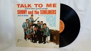 Sunny And The Sunliners Talk To Me Teardrop 2000 Lp