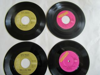 Elvis Presley 7 " Vinyl Double A Side Singles - An American Trilogy,  All Shook Up