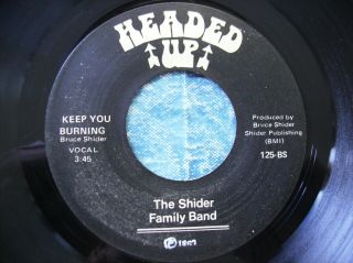 Rare Modern Soul Boogie Disco Funk The Shider Family Band - Keep You Burning 45