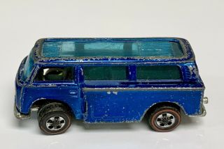 Hot Wheels Redline Blue 1969 Volkswagen Beach Bomb Bus Board 2