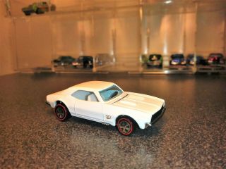 Near 1968 Hot Wheels Redlines Rlc Custom White Camaro