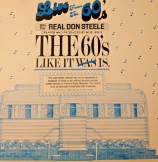 Radio Show: Live From 60s W/real Don Steele 8/6/90 64/65/68 Bob Dylan,  Beatles