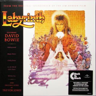 Labyrinth - David Bowie & Trevor Jones [latest Pressing] Lp Vinyl Record Album