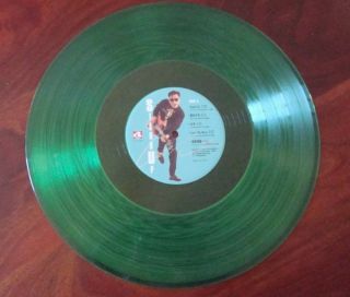 Leslie Cheung.  Stand Up.  Green Colored Vinyl Chinese Cantonese Cantopop.  NM - LP 3