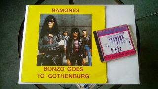 Ramones - Bonzo Goes To Gothenburg 12 " Vinyl Lp X 2,  Rare Demo 