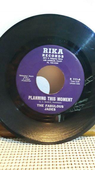 Northern Soul 45,  The Fabulous Jades Come On And Live RARE R111 7