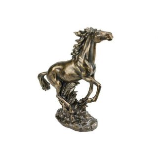 Grace And Beauty Stallion Design Toscano Horse Statue Finished In Faux Bronze