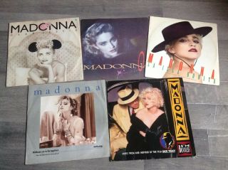 Madonna Dear Jessie,  Live To Tell,  Laisla Bonita,  Dick Tracey (l P) Like A Virgin