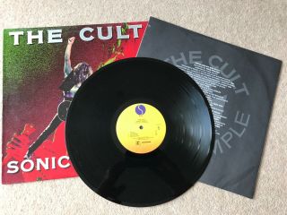 1989 The Cult - Sonic Temple - Vinyl Album 12” Lp Record - Sire