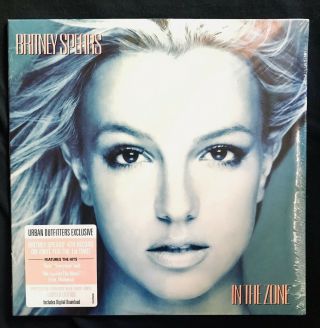 Britney Spears In The Zone Pre - Order Limited Edition Blue Swirl Vinyl Lp