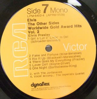 Elvis Presley The Other Sides Vol 2 Box Set W/Bonus Worn Material & Poster RARE 5