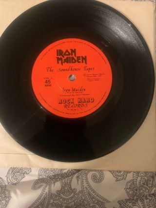 Iron Maiden - The Soundhouse Tapes 7  Vinyl Ultra Rare Vg,  / Nm