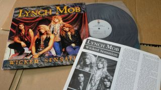 Lynch Mob Wicked Sensation 1990 Korea Vinyl Lp 12 " W/insert Ex Elektra
