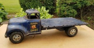 Vintage 1957 Tonka Farms Stake Truck Pressed Steel
