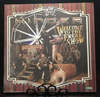 Hinder Welcome To The Freak Show Vinyl Lp Record Played One Time Rock Music